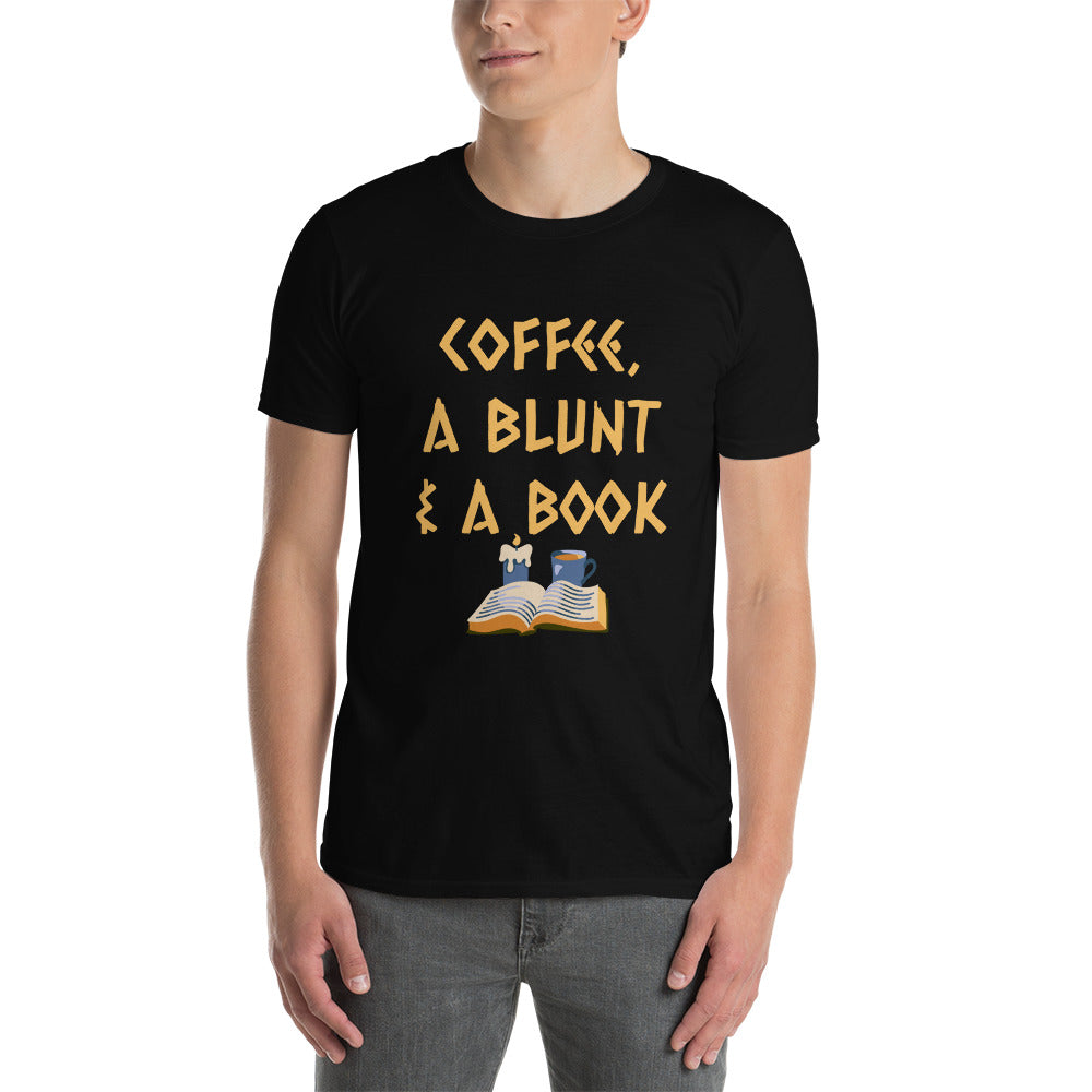 Coffee, Blunt and Book T-Shirt